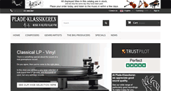 Desktop Screenshot of plade-klassikeren.dk